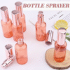 3pcs 100ml Pink Glass Fine Mist Spray Bottles with Rose Gold Caps