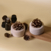 2pcs Sandalwood Essential Oil Diffuser Set with Pinecone Design and Replacement Refills