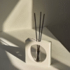 Modern Geometric Scent Diffuser with Black Reeds
