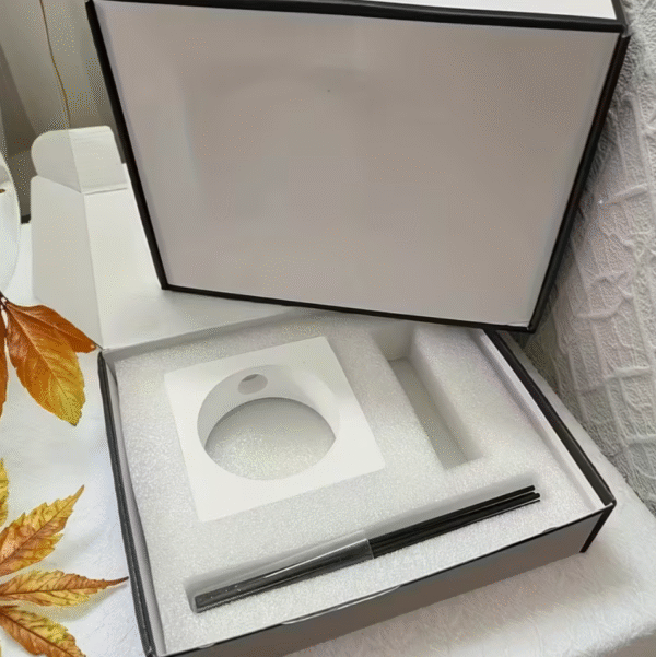 Modern Geometric Scent Diffuser with Black Reeds