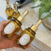 4pcs 100ml Elegant Golden and White Squeeze Bottles