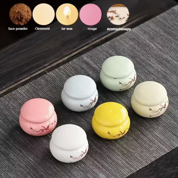 Screenshot 2025-10-15 at 17.17.26 5 pcs 30ml Mini Ceramic Jars with Flip Top Lids