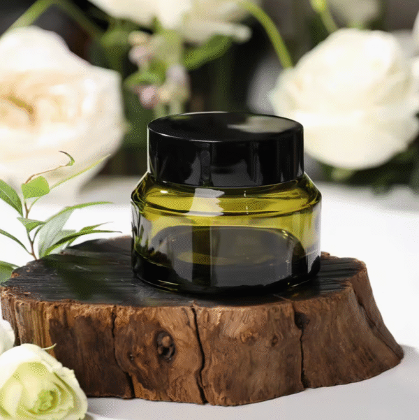 Screenshot 2025-10-15 at 17.39.59 4pcs 50ml Green Glass Cosmetic Jars with Black Lids