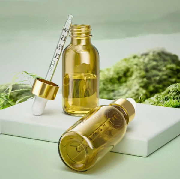 24pcs 60ml Amber Glass Dropper Bottles with Pipettes